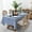 Blue, variant on Chassic 60 x 84 inches Farmhouse Style Linen tablecloths, Wrinkle Resistant Washable Dining Room Table Cloths for Rectangle Tables - Hemstitch