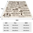 thumbnail image 4 of Christian Gifts for Men Women, Birthday Gifts for Christian Women Men Religious Gifts Blanket Mothers Day Blanket Gifts for Mom Women Bible Verse Inspirational Gifts 50"x60", 4 of 6