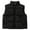 Black, variant on Teen Puffer Vest Black Down Vest Full-Zip Lightweight Sleeveless down Jacket Girls Vests 10-11 Years