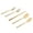Gold, variant on Godinger 20 Piece Flatware Set with 4 Dinner Forks, 4 Salad Forks, 4 Tablespoons, 4 Teaspoons and Knifes, 18/0 Stainless Steel Rail Graphite, Set of 4