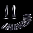 thumbnail image 5 of 600pcs Long Coffin Ballerina Nails Full Cover Acrylic Nails False Nail Tips Jargod, 5 of 8