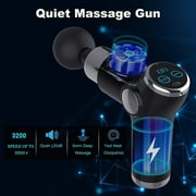 FPWNGL 32 Speed Massage Gun Mini LCD Display Deep Muscle Body Massage Fascia Guns Body Neck Vibrator Fitness
