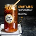 thumbnail image 2 of MESS Dissolvable Canning Labels for Jars  200 Orange Peel Dissolvable Mason Jar Labels, 2 of 8