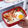 thumbnail image 1 of POINTERTECK Food Containers with Lids 3 Compartments Microwave Safe Sealed Picnic Lunchbox Divided Cells Food Storage Accessories, 1 of 3