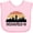 AD-Pink, variant on Inktastic Indianapolis Indiana Skyline Retro Boys or Girls Baby Bib