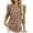 Z-Beige84, variant on Women's Shirts Round Neck Puffed Long Sleeve Ribbed Solid Color Clothes For Daily Wear Ladies Breathbale Versatile Tops