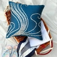 thumbnail image 3 of Pillow Case Covers, Blue Shams, Mother Of Pearls Pillow Shams, 24x24 inch (60x60 cm) Pillow Sham, Square Silk Pillow Sham, Contemporary Pillow Shams, Abstract Pattern - Undersea Magic, 3 of 11
