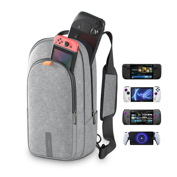 Syntech Carrying Bag for Handheld Gaming Consoles, Gray