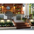 thumbnail image 2 of Kichler 4" High Half Moon Bronze 3000K LED Deck Light, 2 of 5