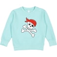 thumbnail image 2 of Inktastic Pirate Skull and Crossbones Toddler Sweatshirt, 2 of 4