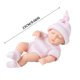 thumbnail image 3 of Muñeca bebé reborn realista de 18 cm con extremidades ajustables y piel de vinilo suave | Juguete de simulación realista para coleccionistas, accesorios de fotografía o regalo, 3 of 6
