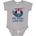 thumbnail image 3 of Inktastic Mimi Loves Me Grandson Boy Bear Boys Baby Bodysuit, 3 of 5
