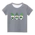 thumbnail image 2 of Edvintorg 2024 St. Patrick's Day Clearance Children's T-Shirt For Boys Girls Kids Shirts Baby Short Sleeve Printed Summer Shirts 3-14Years Toddler Tee Tops Clothing, 2 of 4