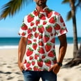 thumbnail image 2 of ZCFZJW Summer Men's Hawaiian Shirt Big and Tall Regular Fit Short Sleeve Floral Print Button Down Shirts Tropical Vacation Beach Shirts Tops Multicolor#11 XXXXL, 2 of 5
