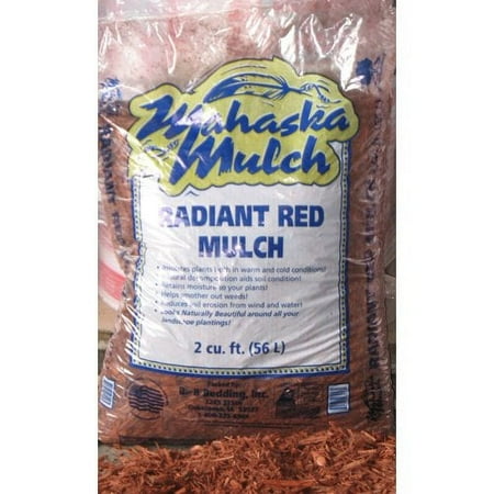 Mahaska Radiant Mulch, Red, 2 Cu. Ft.