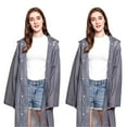 thumbnail image 1 of de 2 ponchos de lluvia para hombres y mujeres, impermeable, capa de lluvia, chaqueta impermeable para festivales, impermeable, poncho, ropa impermeable para bicicletas, protección contra la lluvia,, 1 of 5