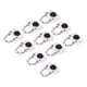 thumbnail image 3 of 10 Uds bolsa en miniatura realista exquisita Mini bolsa de Metal decorativa para casa de muñecas a escala 1/12 1/6 manualidades DIY blanco, 3 of 14