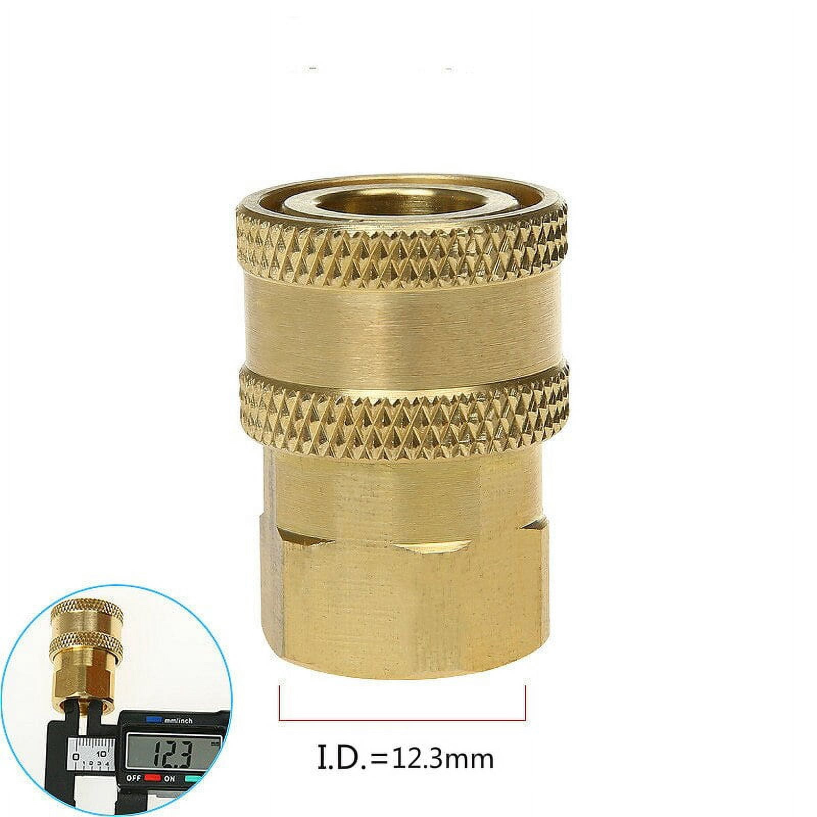 1/4" 12mm Hose Quick High Pressure Water Gun Connector Tap Adapter Garden Irrigation Watering Fittings Pipe Joint Hose Coupling