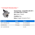 thumbnail image 2 of Vacuum Pump - Compatible with 2011 - 2016 BMW 550i F10 Sedan 2012 2013 2014 2015, 2 of 2