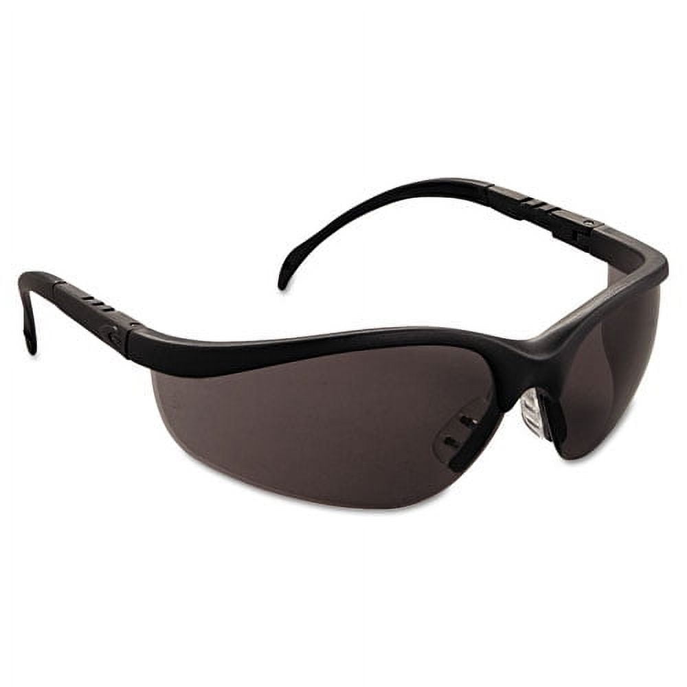 Klondike Safety Glasses, Matte Black Frame, Gray Lens, 12/box | Bundle of 2 Boxes