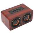 thumbnail image 3 of Altavoz Bluetooth de madera sintética altavoz inalámbrico vintage estéreo de 90 Hz-20 KHz para teléfono para tableta, 3 of 8