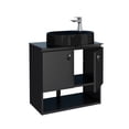 thumbnail image 3 of Mueble de Baño tipo Gabinete Flotante Madik color Negro con Lavabo 102859, 3 of 6