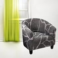thumbnail image 4 of pitrice Club Chair Slipcover Polyester piece sofa slipcovers Non-Slip Anti-Skid Elastic Arm cover sofa covers Chair Cover pattern 4, 4 of 9