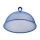 thumbnail image 4 of Pantalla de malla metálica para alimentos, cubierta para picnic, paraguas reutilizable, mantiene alejadas las moscas. Azul, 4 of 9