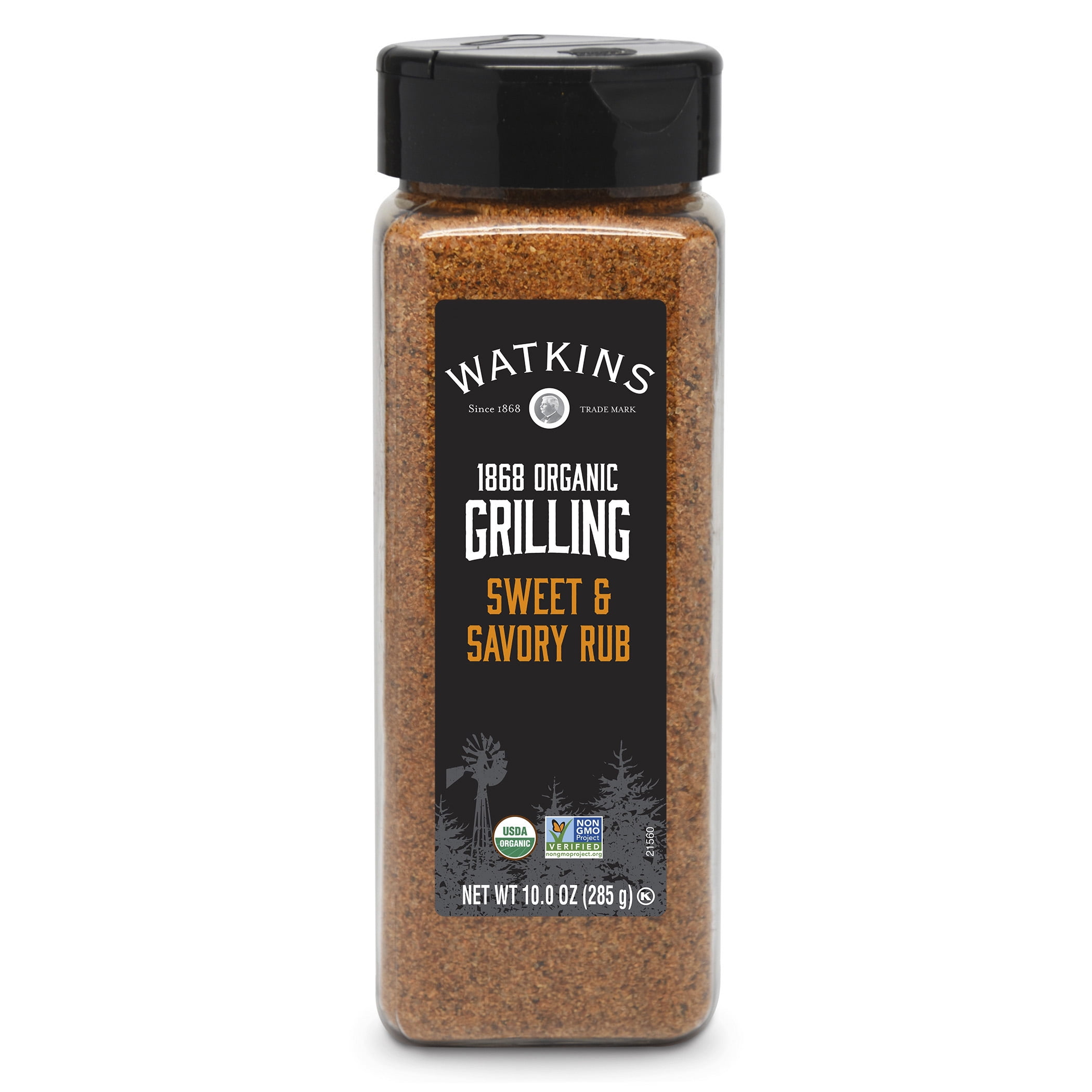 (2 pack) Watkins Organic Sweet and Savory Rub, 10.0 oz