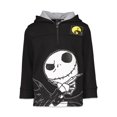 thumbnail image 3 of Sudadera con Capucha para Niños Pequeños Disney Jack Skellington de Forro Polar 3T Negra, 3 of 7