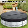 thumbnail image 3 of 12FT Above Ground Pool Cover, Solar Pool Cover for Above Ground Pools, Outdoor Round Swimming Pool Cover,CircularMetal Prism Frame Swimming Pool Specific Pool Cover, 3 of 5
