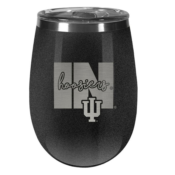 Indiana Hoosiers 10oz. Onyx Wine Tumbler
