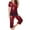 Red - c, variant on Women's Xmas Capri Pajama Sets Candy Cane Graphic Sleepwear Tunic Top with Capri Pants 2 Piece Cozy Sleep Set