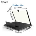 thumbnail image 3 of 10/12/14/16/18 inch Screen Magnifier for Laptop ，3D HD Screen Expanders for Movies, Videos, and Gaming, Screen Magnifier with Adjustable Angle Design Amplifier Desktop Magnifying for Seniors Reading, 3 of 8