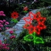 Meilo LED-Lit Sunflower Silhouette, Red/Green