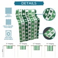 thumbnail image 6 of St. Patrick's Day Table Runner - 60 Inch Long Green Irish Lucky Clovers Stripes Cotton and Linen Blended Dress Scarves Farmhouse Table Runner for Kitchen Dining, Coffee Table, 13" x 60", 6 of 8