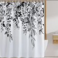 thumbnail image 1 of WRXMIJNHGSA Rideau de Douche à Moins de 10$ Bonhomme de Neige de Noël Imprimé Numérique Polyester Rideau de Séparation de Salle de Bain, 1 of 3