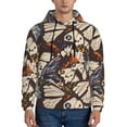 thumbnail image 2 of Bingfone Vector Butterflies Men'S Drawstring Hoodie Long Sleeve Pocket Sweatshirts-Xx-Large, 2 of 9