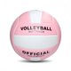 thumbnail image 1 of Volleyball Size 5 LEATHER Soft Indoor Volleyball Sports Training Game Ball Beginners, Young, Adult, Pink/White, 1 of 4