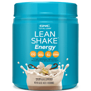 LEAN SHAKE™ + ENERGY High Protein, Calorie Burning Shake, Vanilla Creme, 16.3OZ (10 Servings)