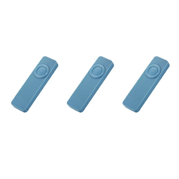 3X USB Portatil Deporte U Disk Mini Reproductor de Musica Mp3 Compatible con 32 GB Tarjeta TF (Azul)