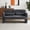 Gray, variant on Youdao 59" Small Loveseat Sofa, Modern Sherpa Mini Sofa Couch, Lambswool 2-Seater Fluffy Love Seat, Teddy Fabric Upholstered Compact sofa with 2 Throw Pillows for Apartment Office Small Space, Orange