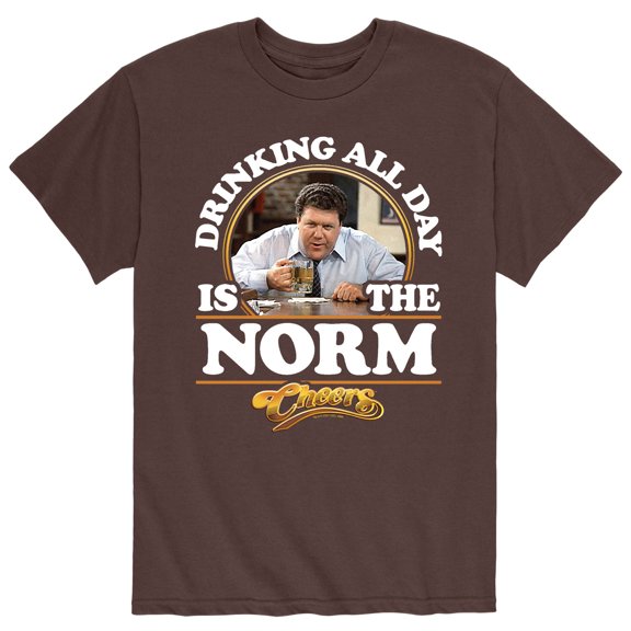Cheers - Drinking All Day Is The Norm - Men's Short Sleeve Graphic T-Shirt