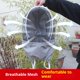 thumbnail image 4 of Outdoor Mesh Face Shield Hat, Elastic Mosquito Protection Net, Unisex Fishing Huntting Hiking Camping Head Cover Hat, Mosquito Proof, Windproof, Bee Proof, Insect Proof，Gray, 4 of 5