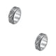 thumbnail image 1 of Sonducket Anillo de banda grabado, disfraz de boda, fiesta, nudillo estético, joyería para hombres, novios, accesorios de oficina, tamaño Type2 NO2, 1 of 6