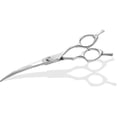thumbnail image 2 of Curved Dog Grooming Scissors, Japanese Stainless Steel Pet Shear with Adjustable and Silencer Design, Comfortable Handle for Reduced Hand Fatigue, Right Handed (7 Inch), 2 of 4