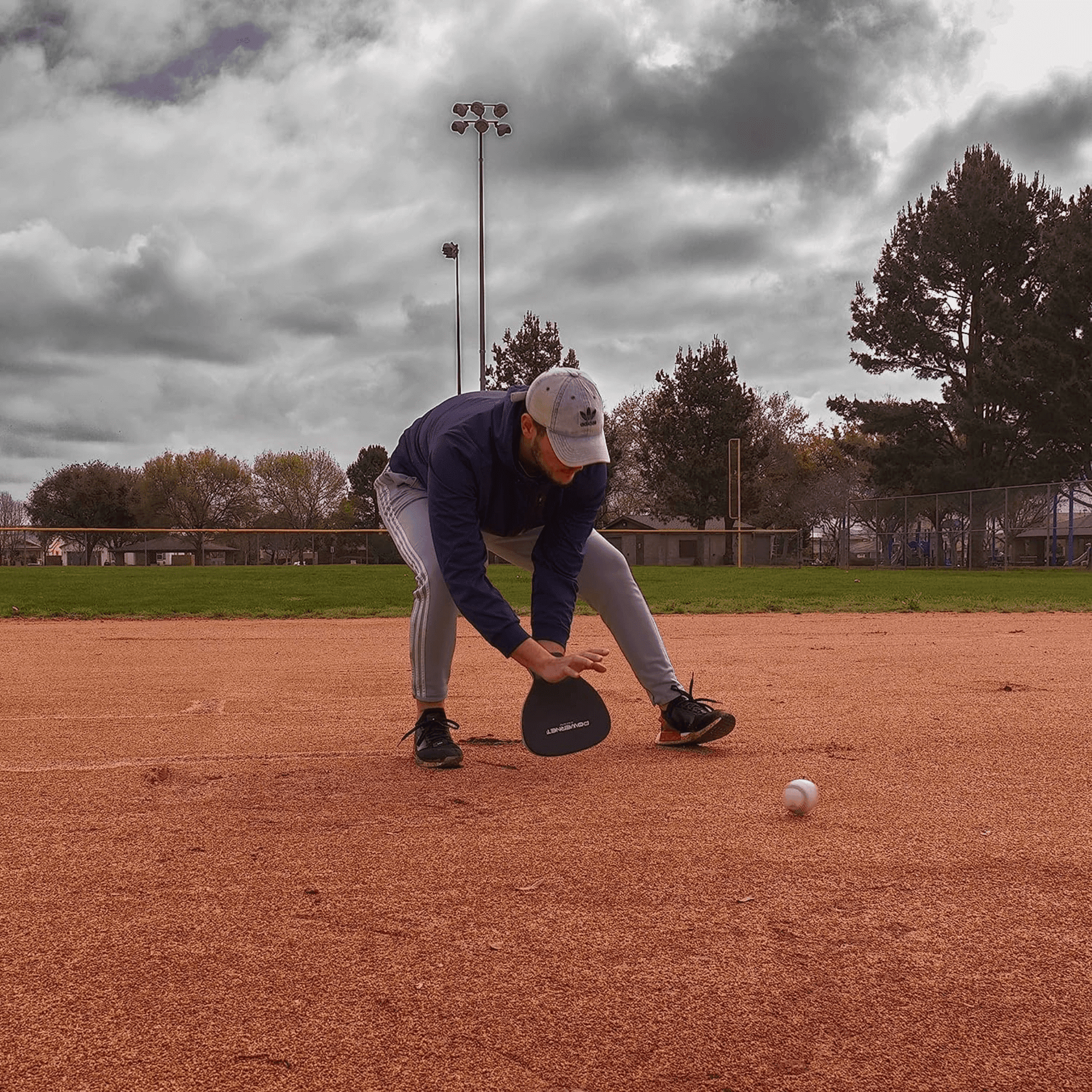 PowerNet Fielder Pro, Angled Wrist Soft Hands Softball Baseball Training Equipment, Baseball Practice Equipment for Fast Transition from Glove to Throwing Hand, Right & Left Hand Universal Fit, 2-PK