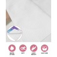 thumbnail image 6 of Purple Orange Leaves Kitchen Dish Towels for Drying Dishes Set of 2, Modern Summer Botanical Leaf Waffle Weave Microfiber Hand Tea Bathroom Towels Quick Dry & Absorbent Towel 12x12, 6 of 7