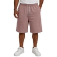 thumbnail image 4 of Trgacdwlo S-5XL Big and Tall Beach Shorts for Men Elastic Waist Casual Shorts for Men with Pocket Gym Shorts Men Hiking Running Purple M, 4 of 6
