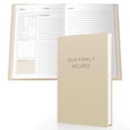 thumbnail image 2 of Blank Recipe Book To Write In Your Own Recipes - Family Cook Book Journal Notebook With Recipe Templates To Create A Personalized Cookbook - Table of Contents, Conversions & Thick Empty Pages - Beige, 2 of 10